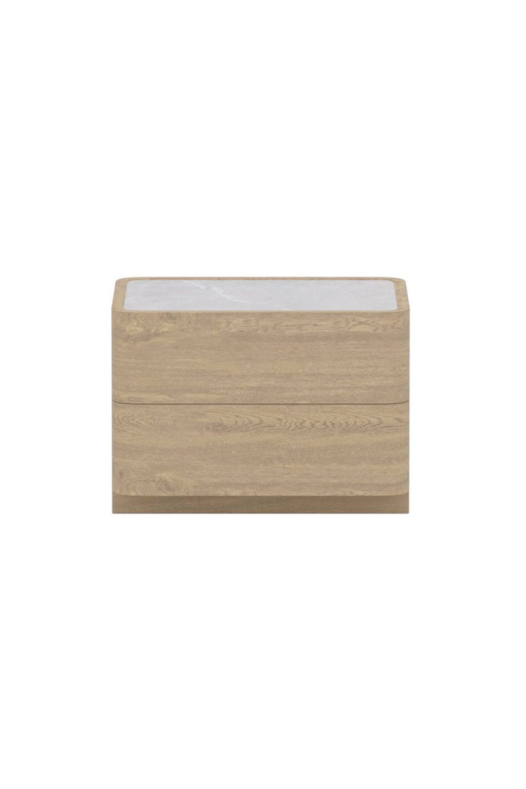 Venture Home Noble Kommode Skuffer 3d Papirglas Og Natur Mdf