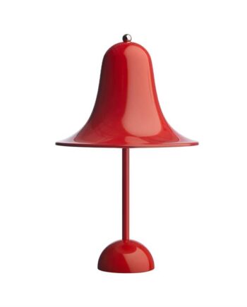 Verpan Verner Panton Pantop Bordlampe  : 23 Cm Bright Red : Erling Christensen Møbler  : Erling Christensen Møbler
