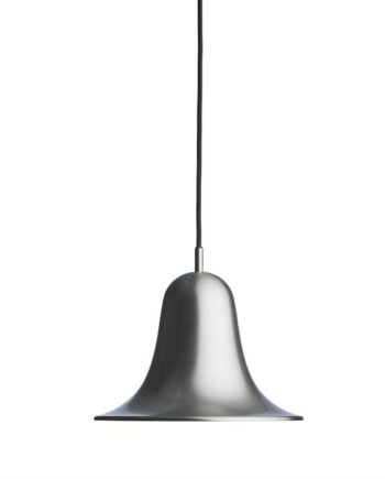 Verpan Verner Panton Pantop Pendel  : 23 Cm Matt Metallic : Erling Christensen Møbler  : Erling Christensen Møbler
