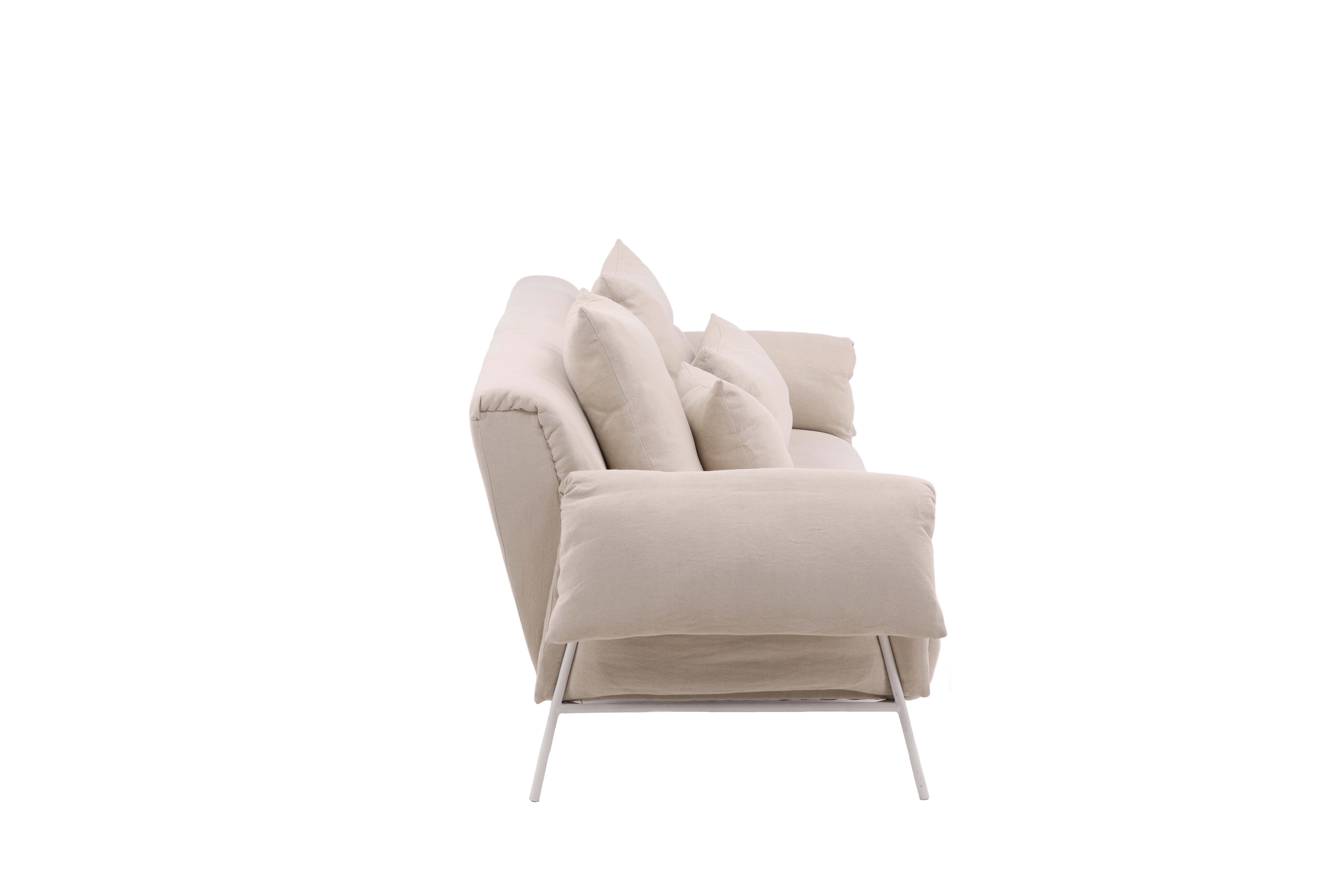 Vind Collection   Ckerö Sofa Hvid  Stof  Linned