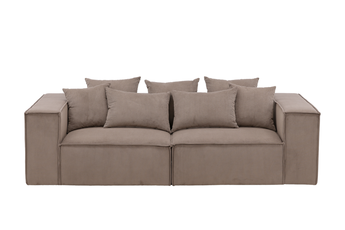 Vind Collection Gillholmen Sofa Brun  Stof  Polyester