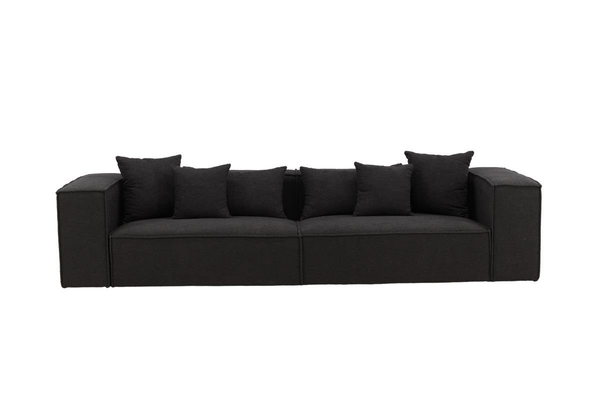 Vind Collection Gillholmen Sofa Sort  Stof  Bouclé