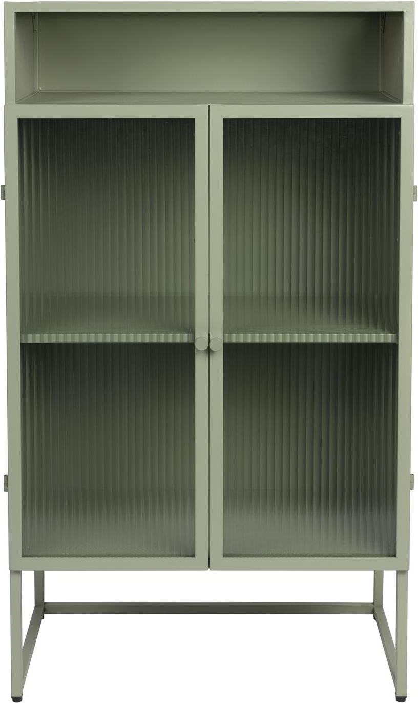Vitrineskab Studio White Herbe Blygrå 35ã 60ã 105 Cm Displayskab Fiberplade Og Metal
