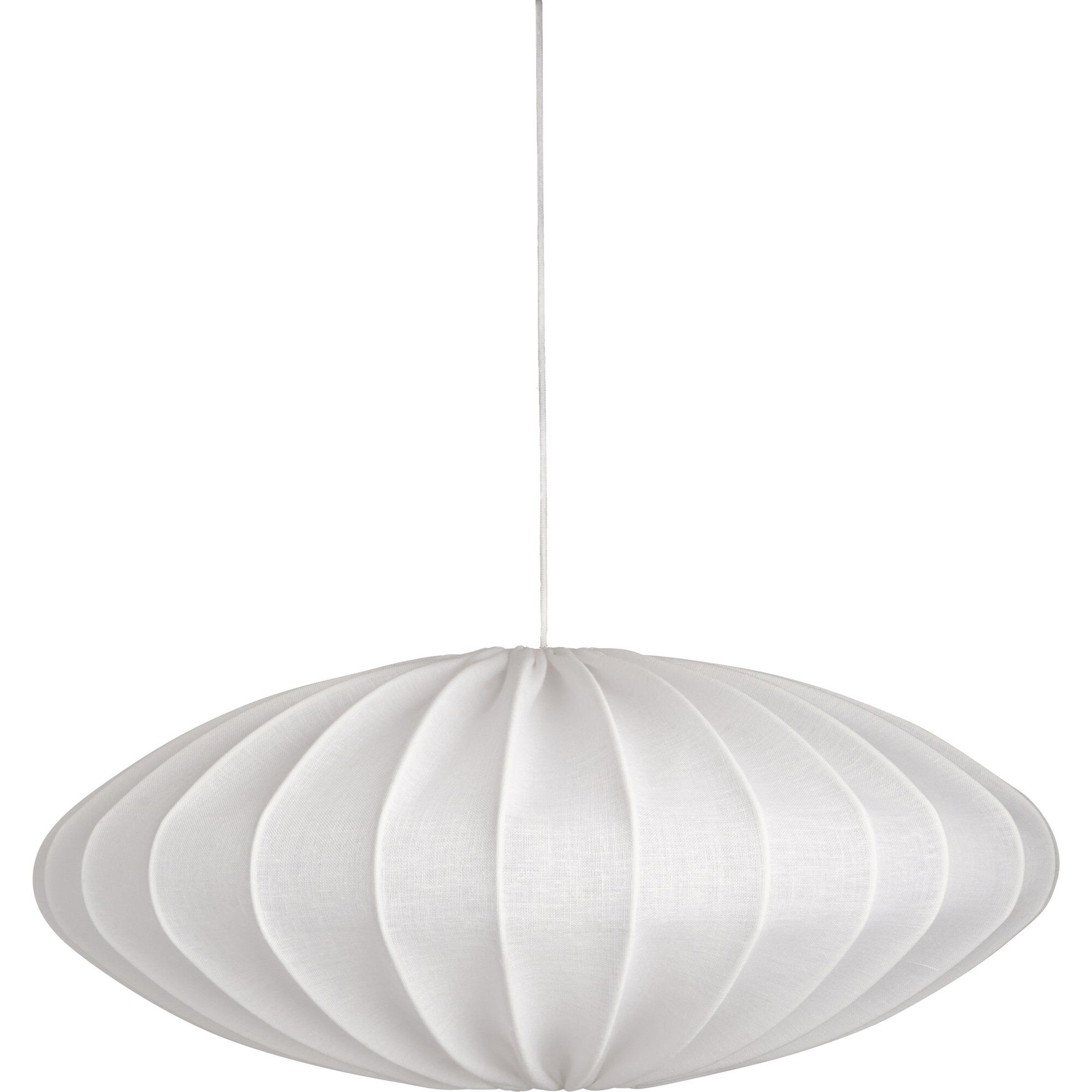 Watt Veke Ellipse Loftslampe 65 Cm Hør Hvid