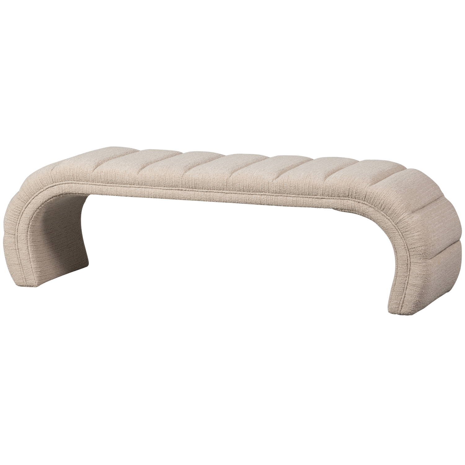 Woood Traffic Bænk Natur Polyester Stof  163x51