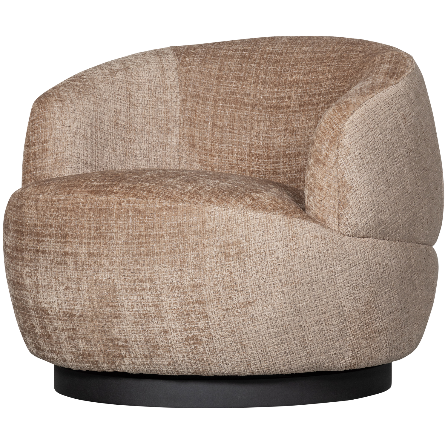 Woood Woolly Drejestol Sand Chenille Polyester Stof