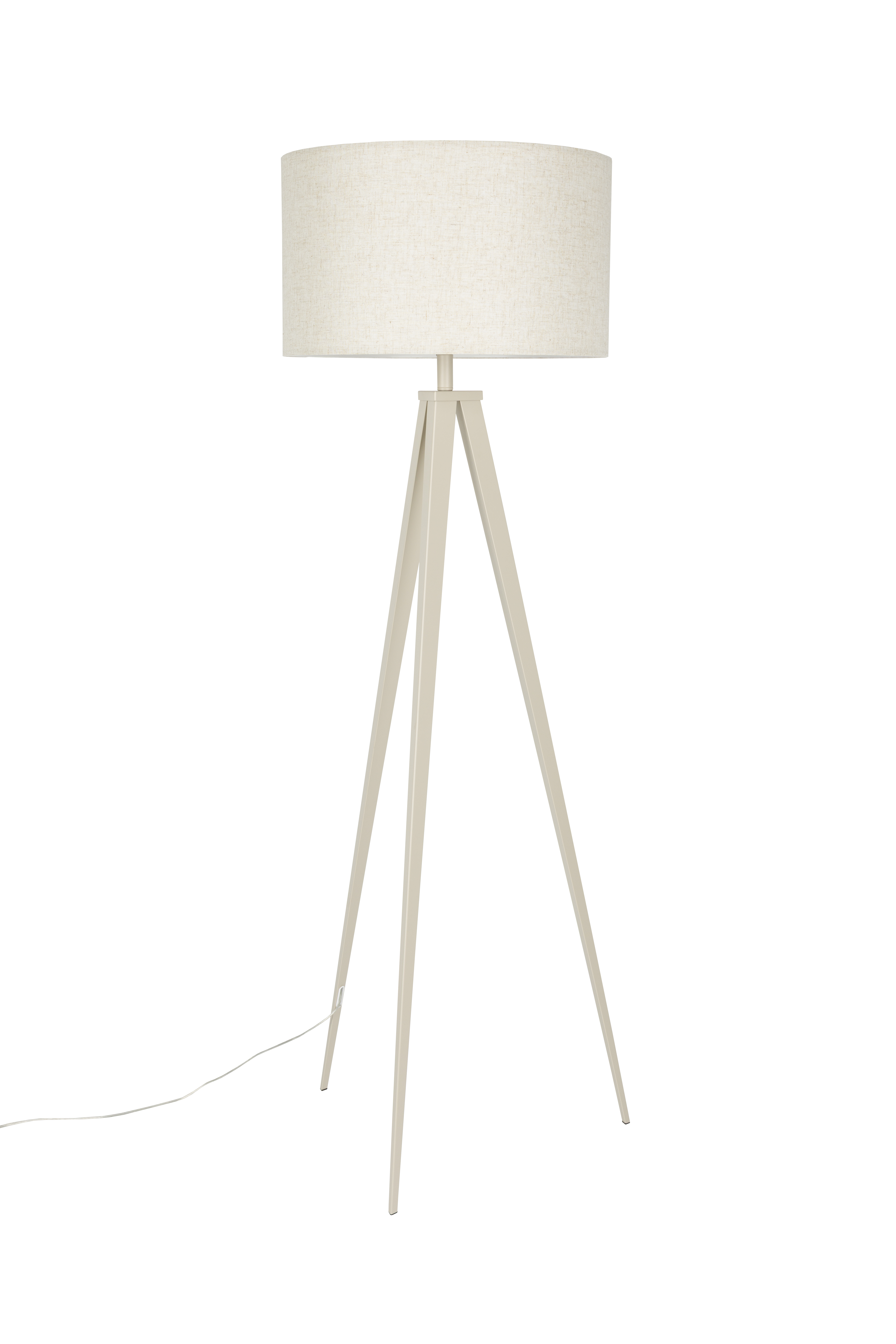 Zuiver Tripod Gulvlampe Beige Jern