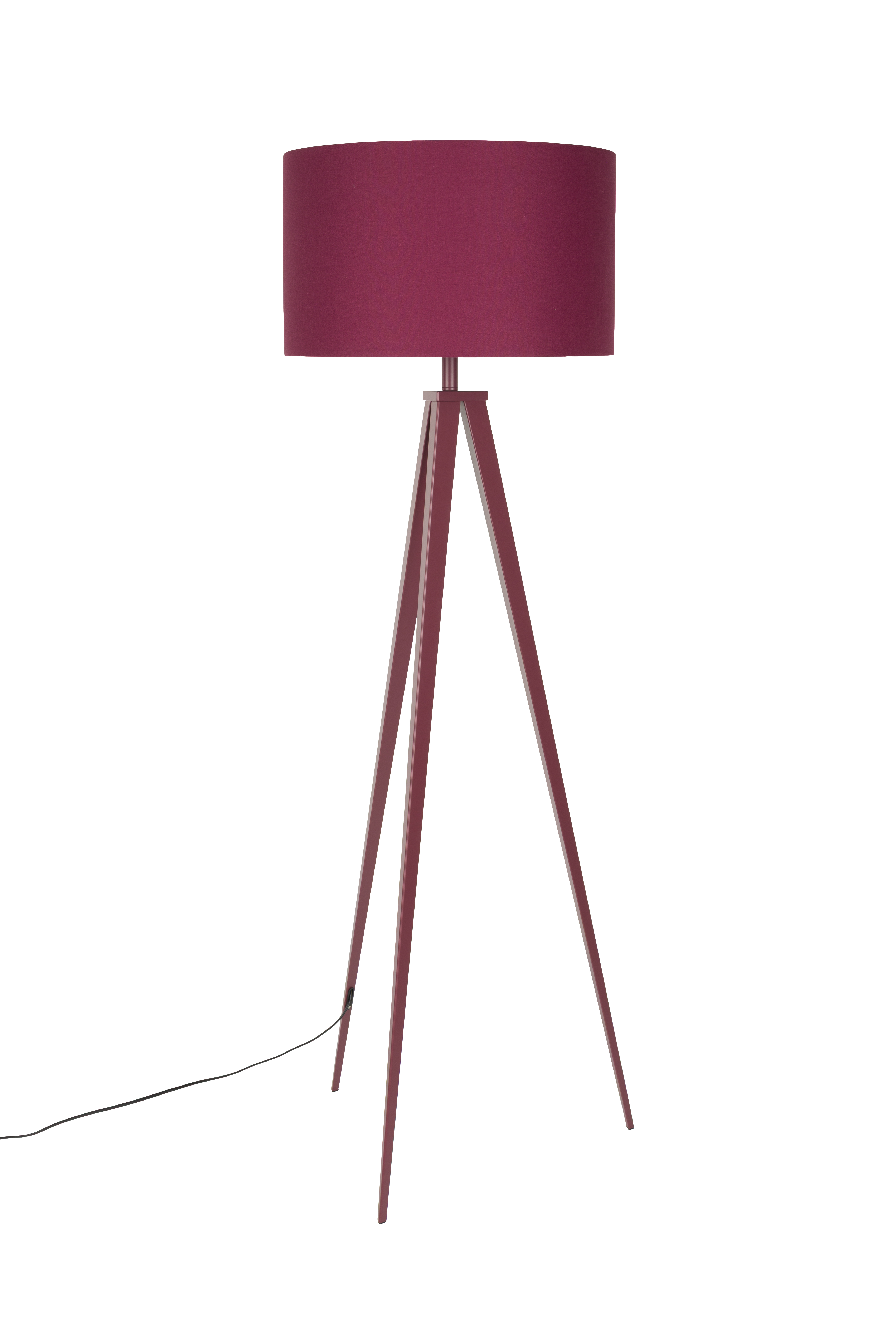 Zuiver Tripod Gulvlampe Marsala Rød Jern