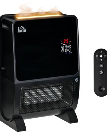 - -  Varmeblæser  Varmelegeme  Led-lys   -timers Timer  33 Cm   21 Cm   49   Cm  Sort