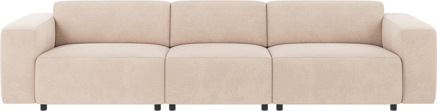 -personers Modulsofa Rowico Willard Rita Polyester Lysebeige Skandinavisk Design Fsc-mix