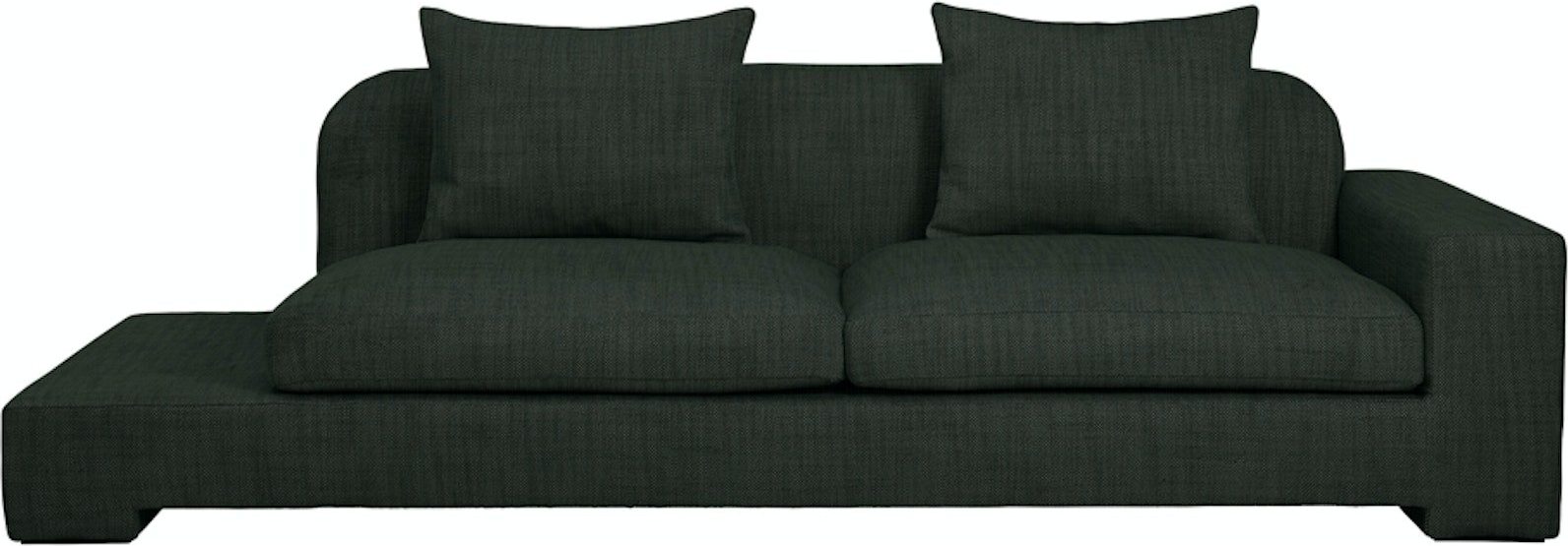 -personers Sofa Broste Copenhagen Bay Grøn Stof L250ã B97ã H70 Cm