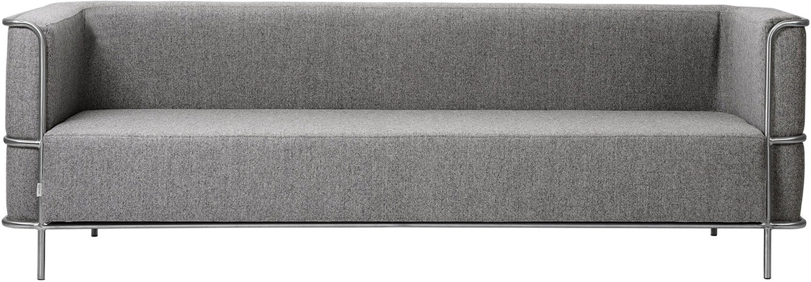 -personers Sofa Kristina Dam Modernist Lys Grå Uld 220   77   70 Cm