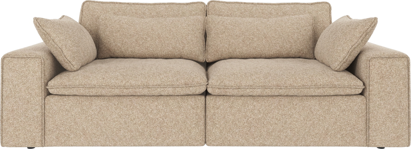 -personers Sofa Rowico Rawlins   Beige Bobby Stof Fsc-ramme H85xb226xd116 Cm