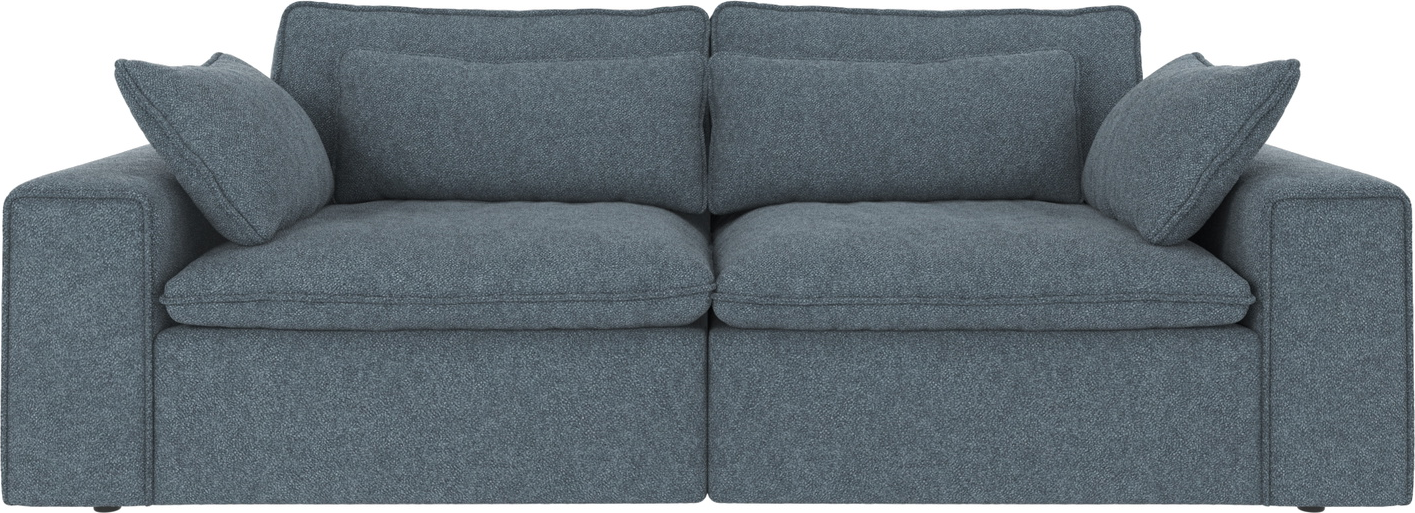 -personers Sofa Rowico Rawlins Blå Bobby 15 Polyesterstof H85xb226xd116 Cm