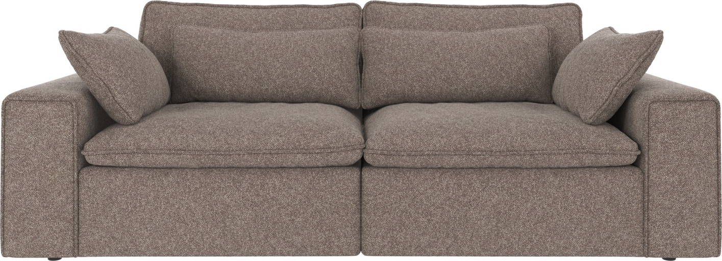 -personers Sofa Rowico Rawlins Bobby Stof   Mørk Beige   Dyb Siddeflade 116 Cm
