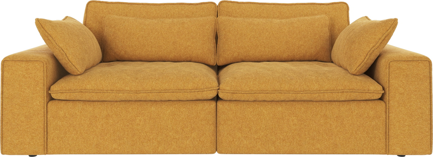 -personers Sofa Rowico Rawlins Gul Stof Brenda 68 Skandinavisk Design H85ã B226ã D116 Cm