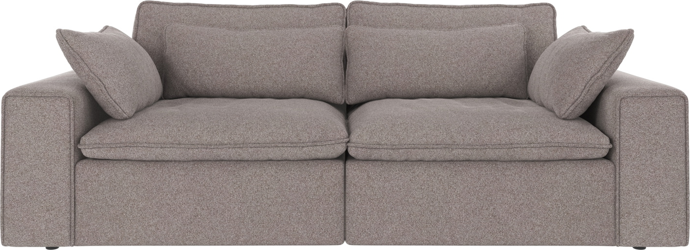 -personers Sofa Rowico Rawlins   Blødt Brenda-stof Gråbeige 100  Polyester 226 Cm Bred