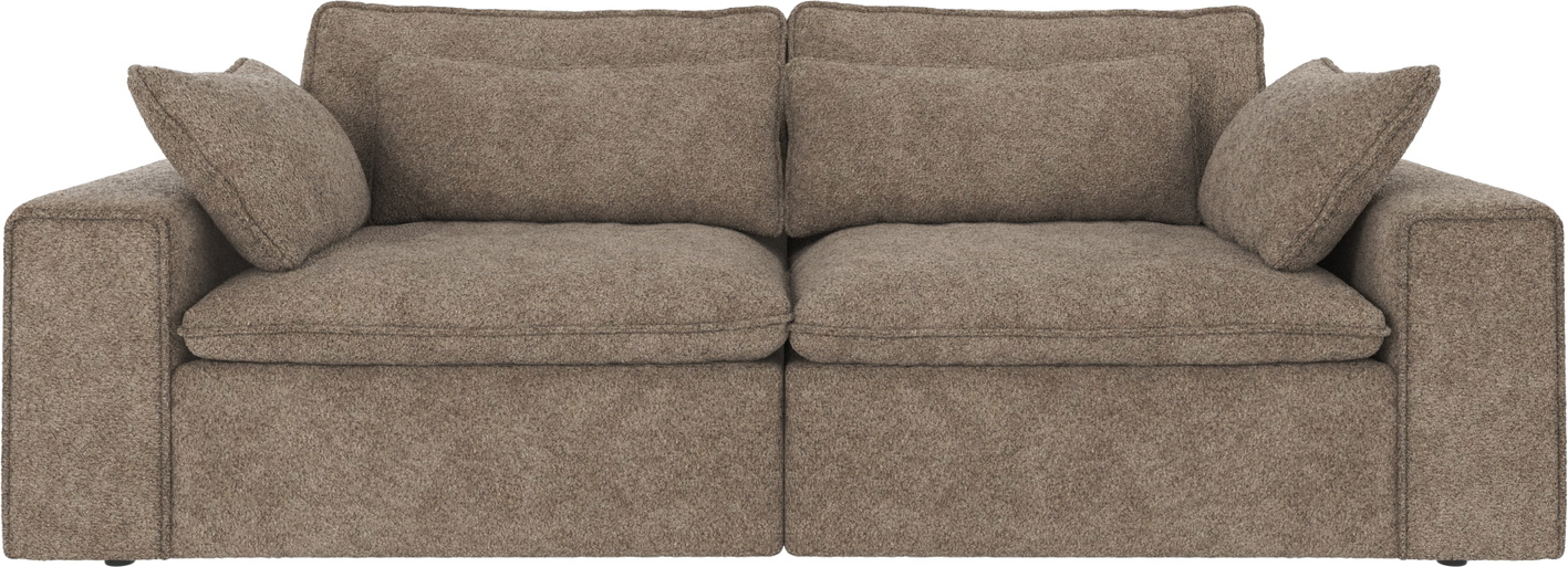 -personers Sofa Rowico Rawlins   Mørkbeige Melange Polyester 226ã 116 Cm