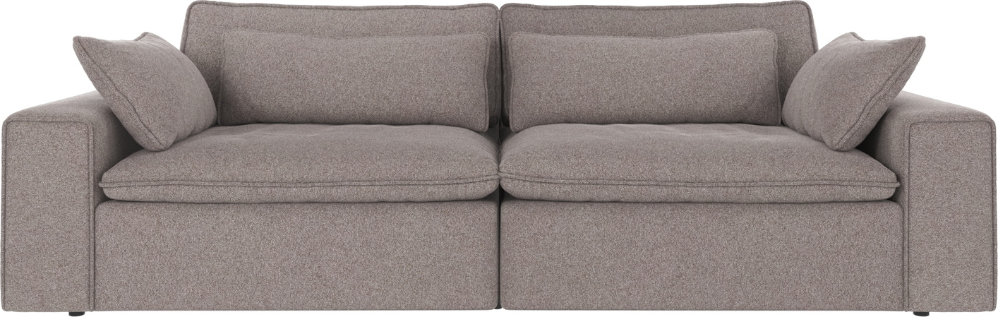 -personers Sofa Rowico Rawlins Maxi Gråbeige Brenda 100  Polyester  Nozag-fjedre   Findelt Skum  Fsc-certificeret Stel