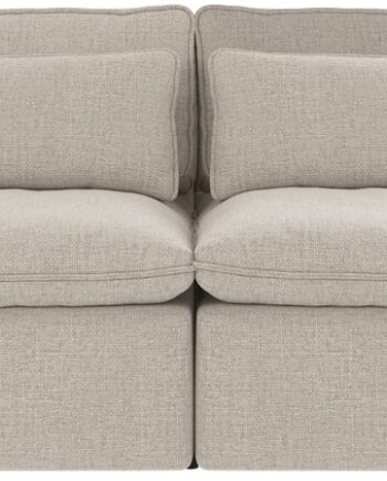 -personers Sofa Rowico Rawlins Maxi Lysegrå Robin   Polyester Med Nozag-fjedre Og Pocket-hynder