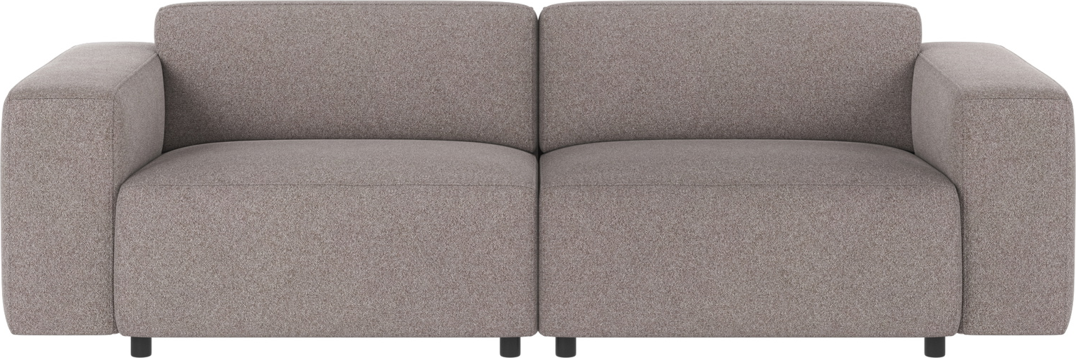-personers Sofa Rowico Willard Brenda Gråbeige Stof Nordisk Design