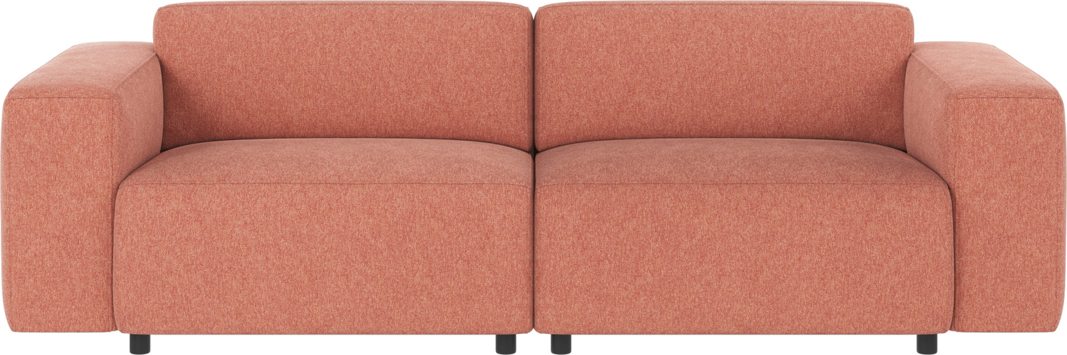 -personers Sofa Rowico Willard Brenda 100  Polyester Rød Fsc-mix Stel 70ã 236ã 98 Cm Modulopbygget