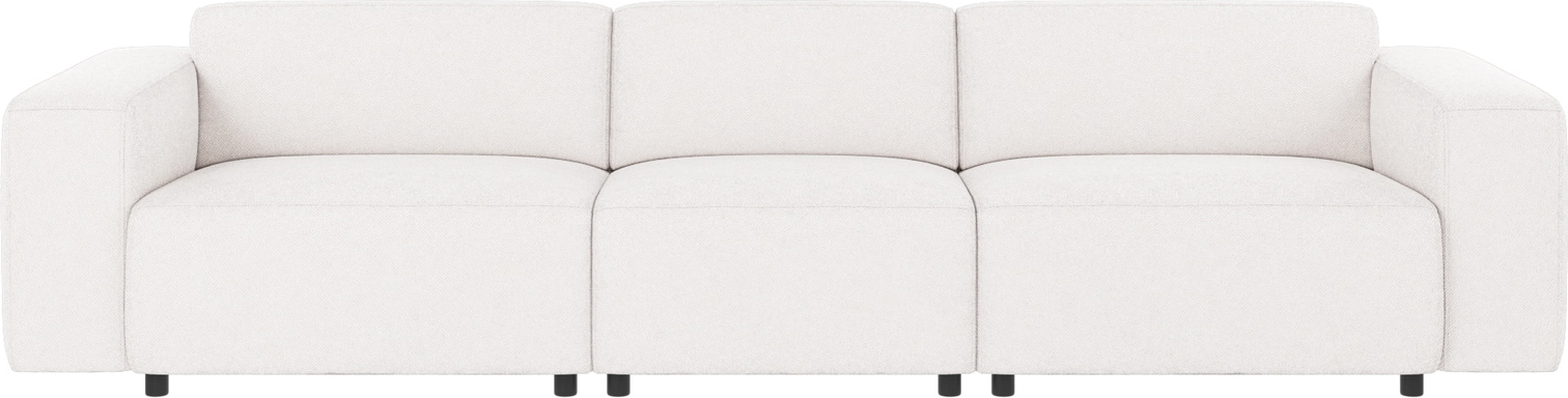 -personers Sofa Rowico Willard   Hvidt Bobby-stof Med Nozag-fjedre Og Hr-skum Fsc-certificeret Ramme