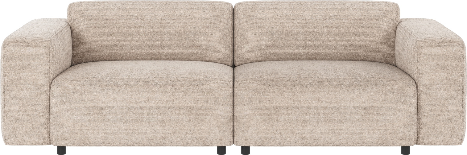 -personers Sofa Rowico Willard Robin Lys Grå Stofsofa Modulsofa 236 Cm