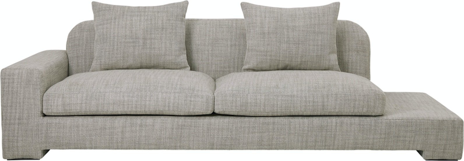 -personers Sofa Tresæders Broste Copenhagen Bay Lys Grå Stof 250   97   70 Cm