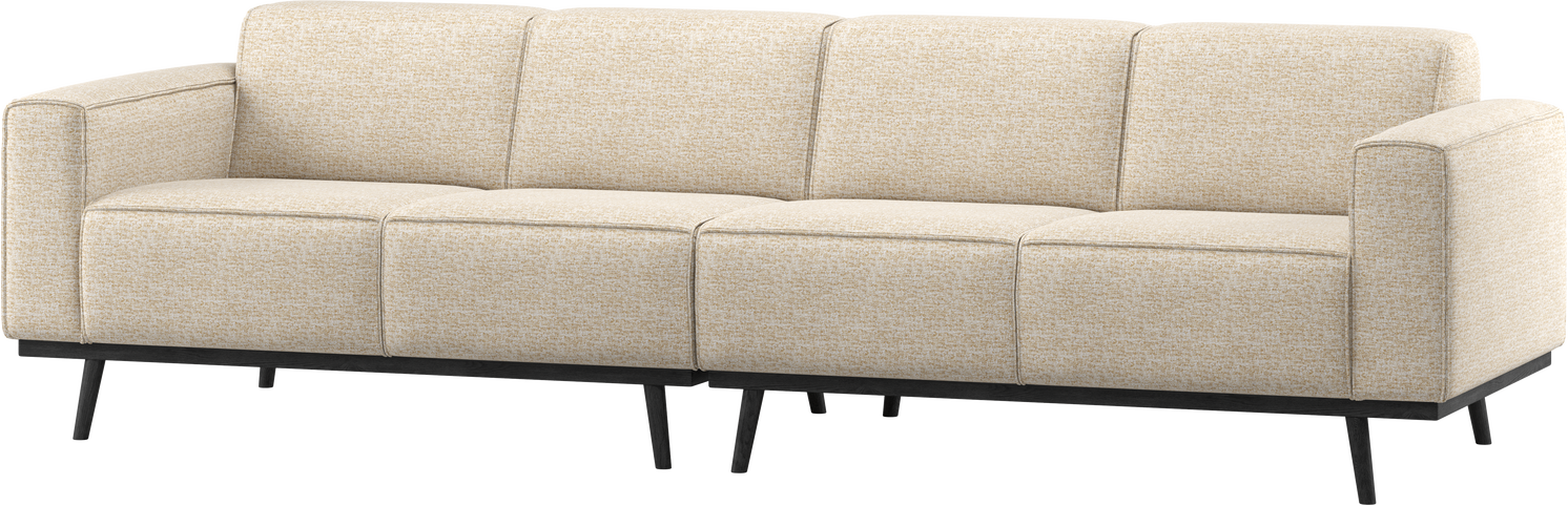 -personers Sofa Woood Statement Beige Melange 100 Polyester 280 Cm Rummelig