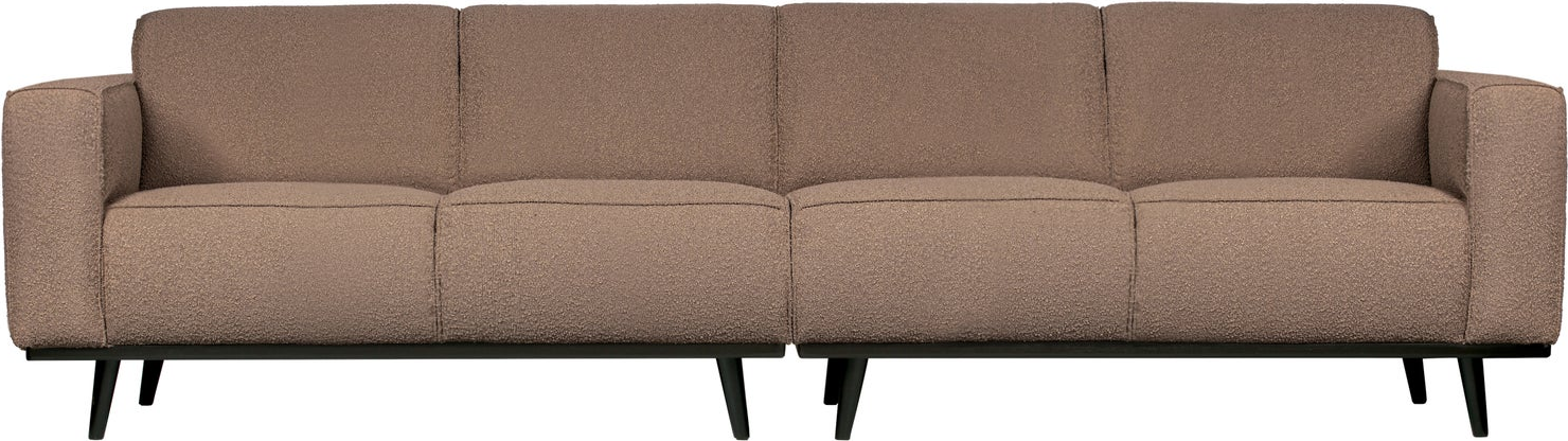 -personers Sofa Woood Statement Bouclé-stof Nougat 280 Cm