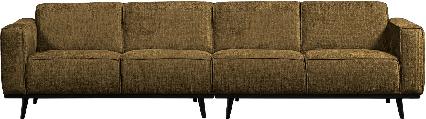 -personers Sofa Woood Statement Gylden Grov Velour 280 Cm 100 Polyester