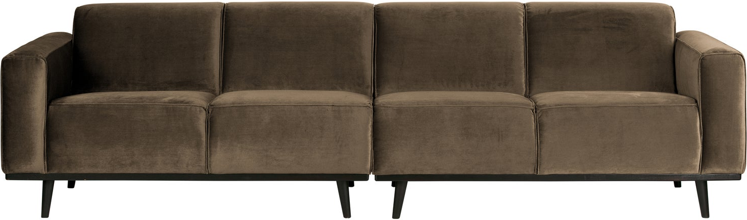 -personers Sofa Woood Statement Jarra-velour Taupe 280 Cm