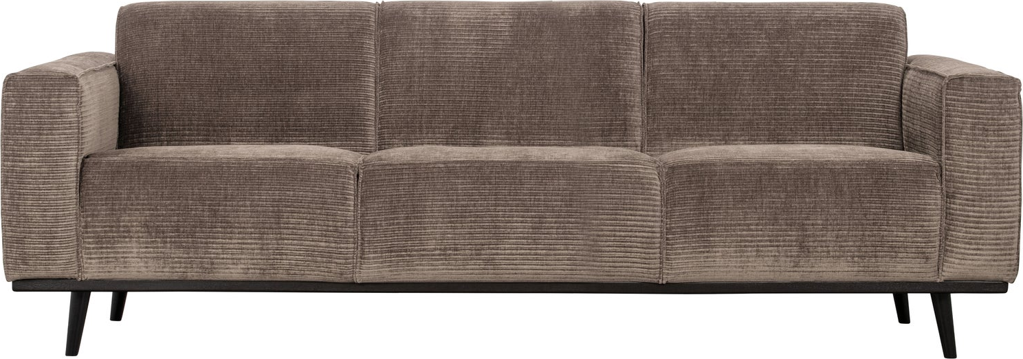 -personers Sofa Woood Statement Ribstof Jacquard Taupe B230xd93xh77 Cm