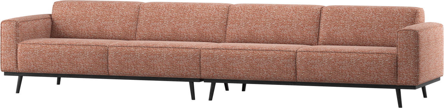 -personers Sofa Woood Statement Terra Melange Stof 100 Polyester B372 D93 H77 Cm
