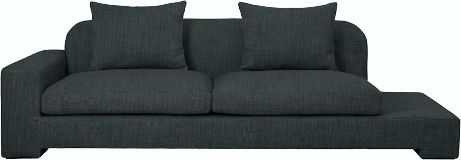 -personers Stofsofa Broste Copenhagen Bay Grøn 250x92x70 Cm