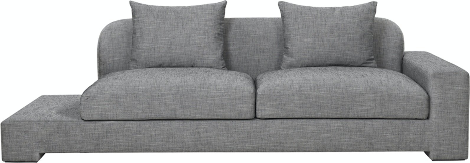 -personers Stofsofa Broste Copenhagen Bay   Bleg Grå   H70xb97xl250 Cm
