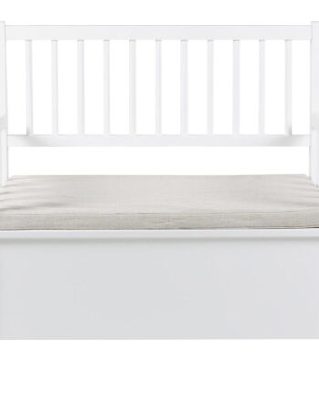 Act Nordic Aster Bænk     Hynde Og Opbevaring Beige Polyester Og Hvid Mdf  90x48