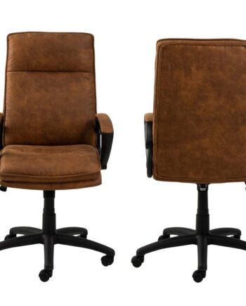 Act Nordic Brad Skrivebordsstol     Armlæn Camel Polyester Og Sort Nylon