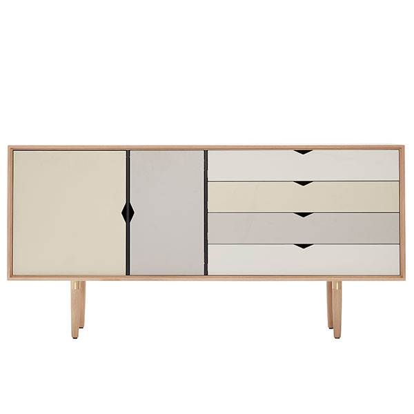 Andersen Furniture S6 Skænk Farvede Fronter  : Erling Christensen Møbler