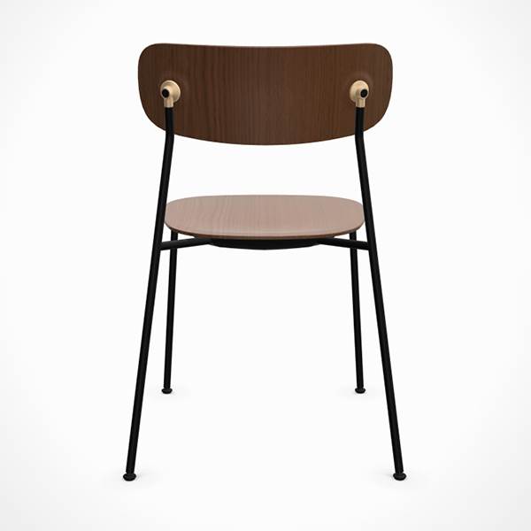 Andersen Furniture Scope Spisebordsstol Sort Brass Røget Mat Lak : Erling Christensen Møbler
