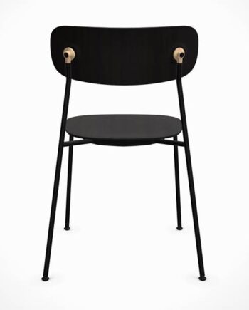 Andersen Furniture Scope Spisebordsstol Sort   Brass   Sort Mat Lak  : Erling Christensen Møbler
