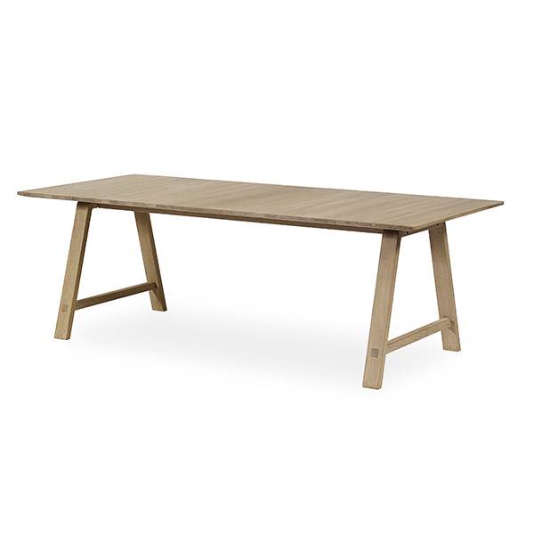 Andersen Furniture T1 Spisebord Massiv Sæbebehandlet Eg 95x220 Cm  : Erling Christensen Møbler