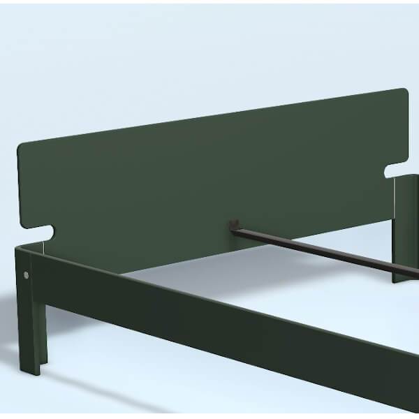 Auping Auronde Gavl Dobbeltseng Lav Model Pine Green 180 Cm  : Erling Christensen Møbler