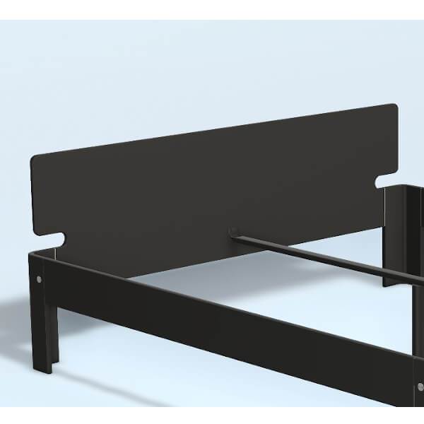 Auping Auronde Gavl Dobbeltseng Lav Model Sort 180 Cm  : Erling Christensen Møbler