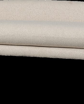 Bænk Woood Collection 160 Cm  Beige Vævet Stof 100  Polyester  Diskret Ryglæn  Til Entré Eller Spiseplads