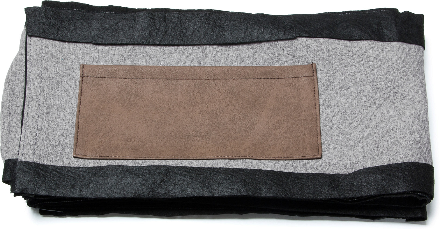 Betræk Til Sengeramme Kave Home Dyla Grå Pletafvisende Stof 150x190 Cm Nordisk Design Med Velcro-luk