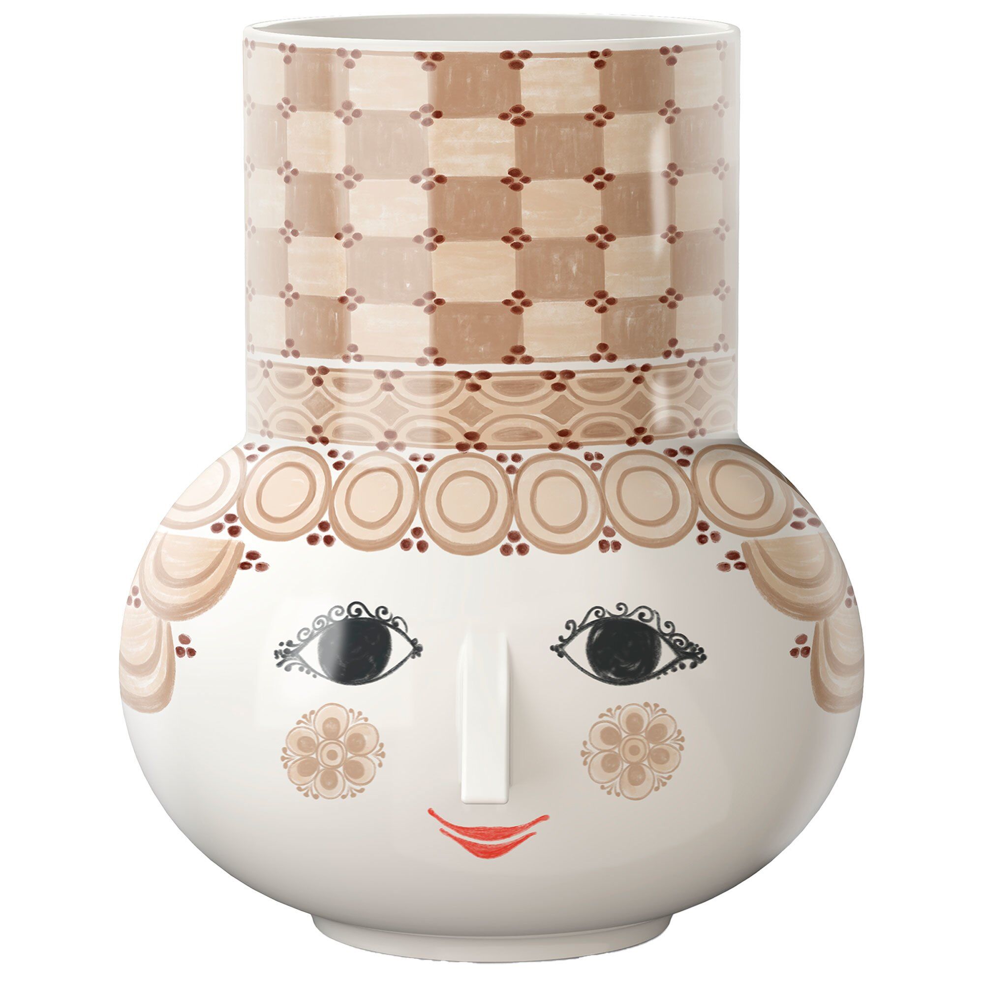 Bjørn Wiinblad Olga Vase 35 Cm  Sand