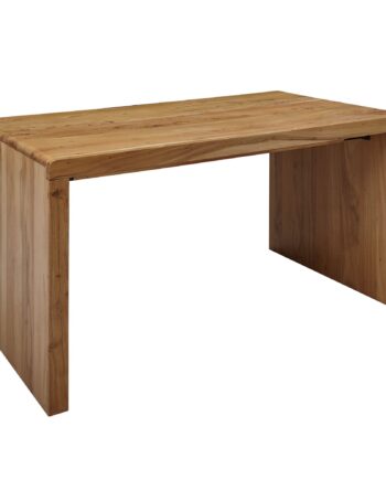 Boha Skrivebord   Massivt Akacietræ  Computerbord  140 Cm Bredt  Design   ægte Træ  Opbevaring  Kontorbord  Landlig Stil
