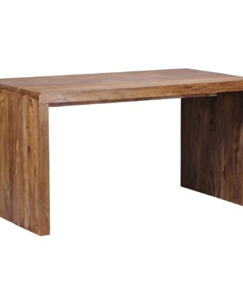 Boha Skrivebord   Massivt Sheeshamtræ  Computerbord  160 Cm Bredt  Design   ægte Træ  Opbevaring  Kontorbord  Landlig Stil
